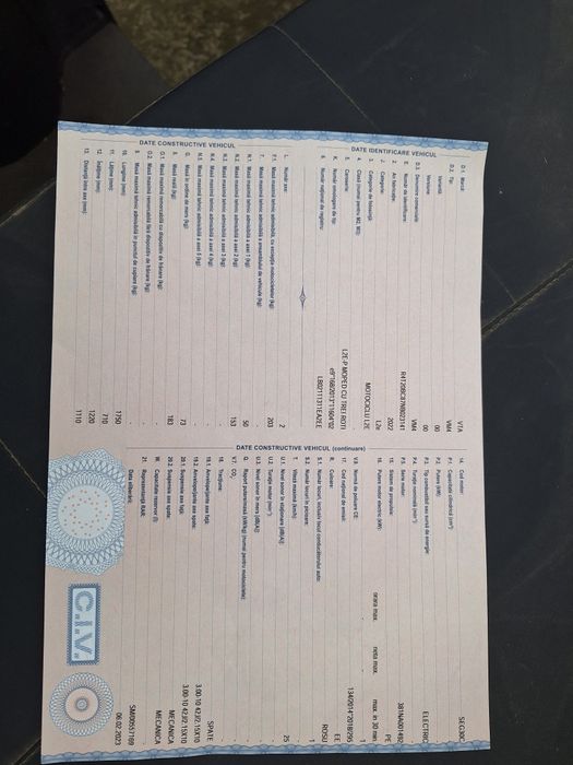 Vând motociclu electric