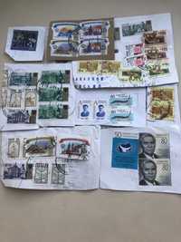 Почтовые  марки гашеные и негашеные