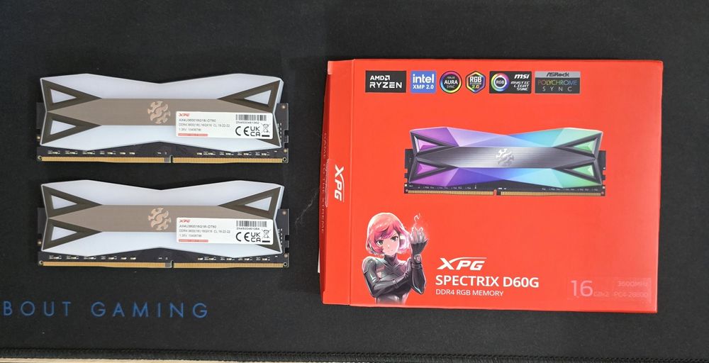 Gigabyte Z590 GamingX + Intel i5-11600kf + Rami Adata Xpg 32gb 3600mhz