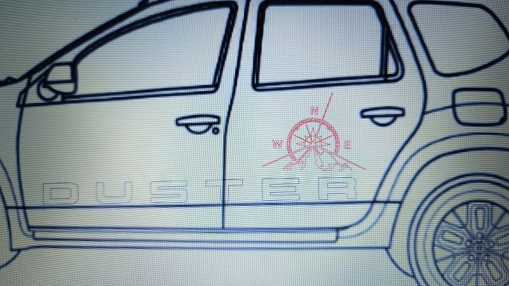 Set stickere Dacia Duster Adventure