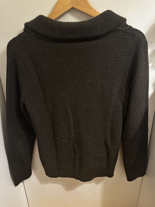 Cardigan bărbătesc gri închis Tudors,mărimea S, 30% lână
