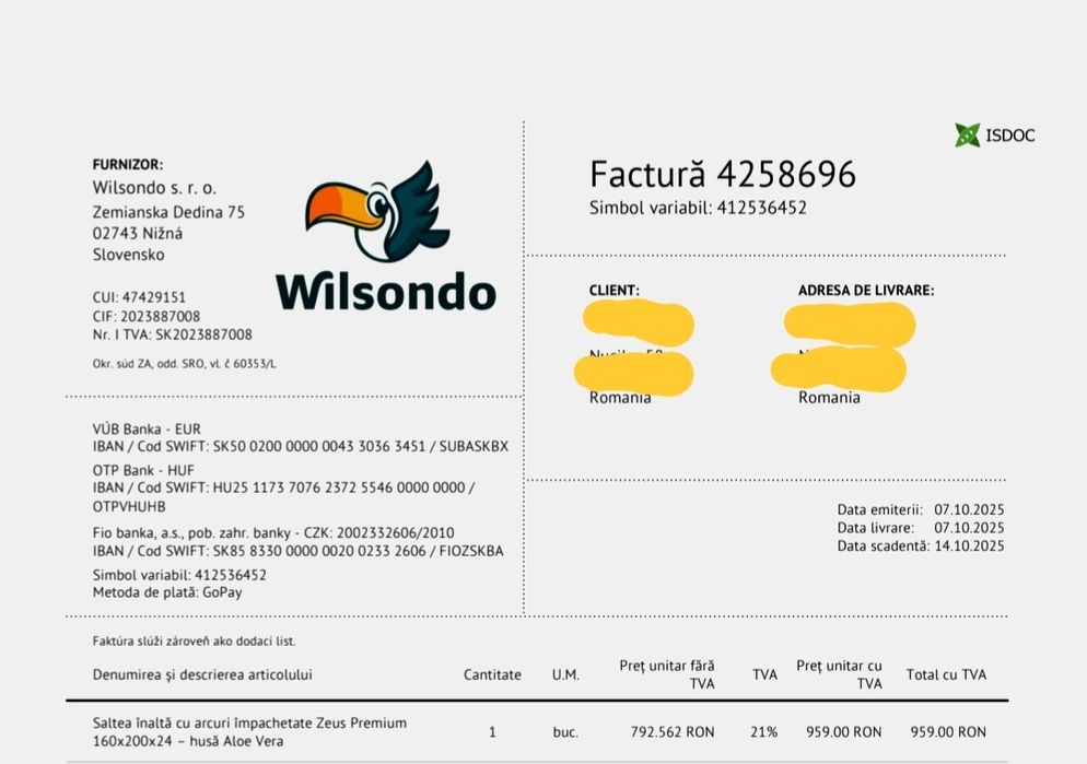 Saltea 160x200x24 Poket,Masaj