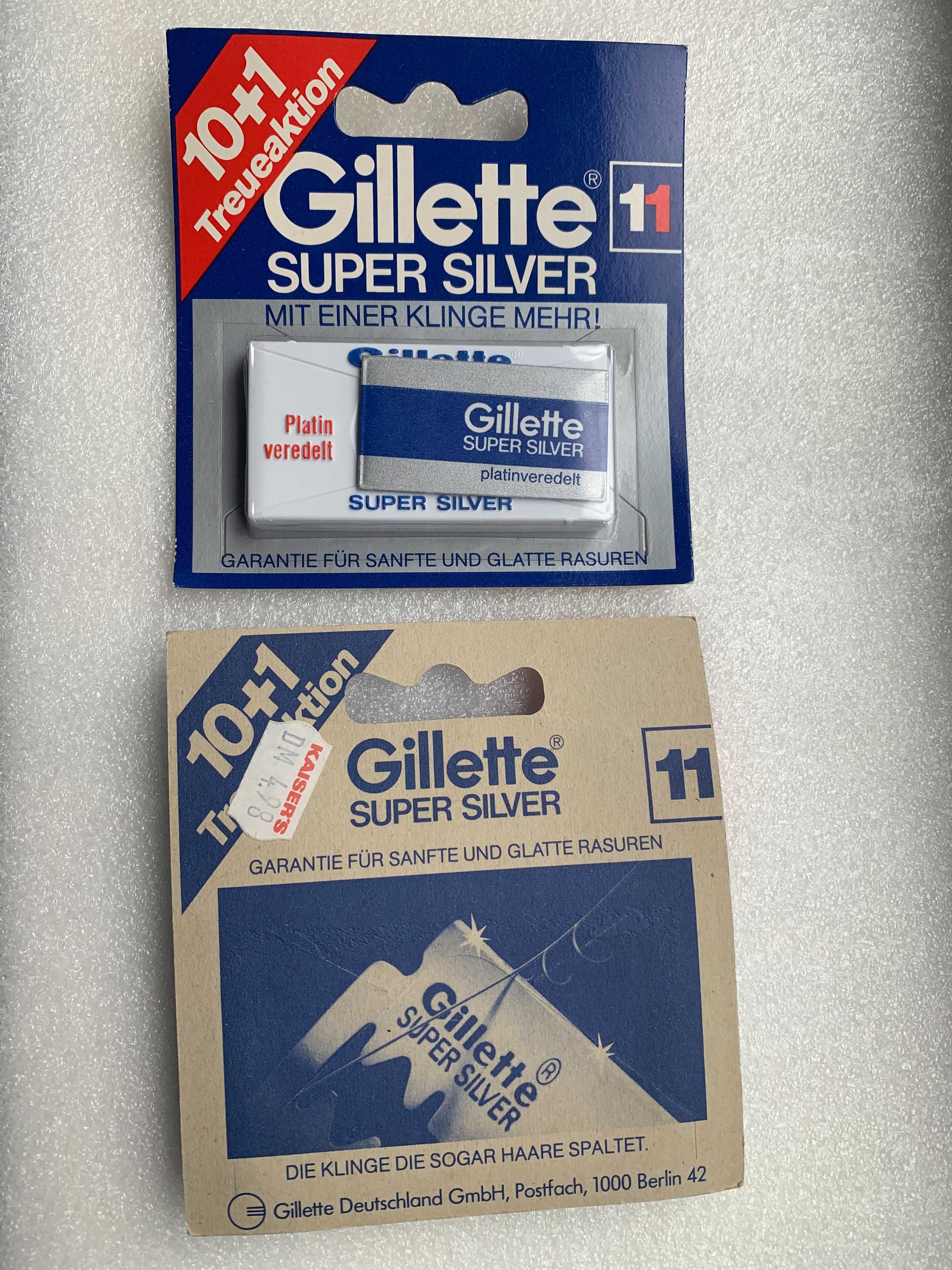 Gillette Super Silver noi sigilate, foarte rare.