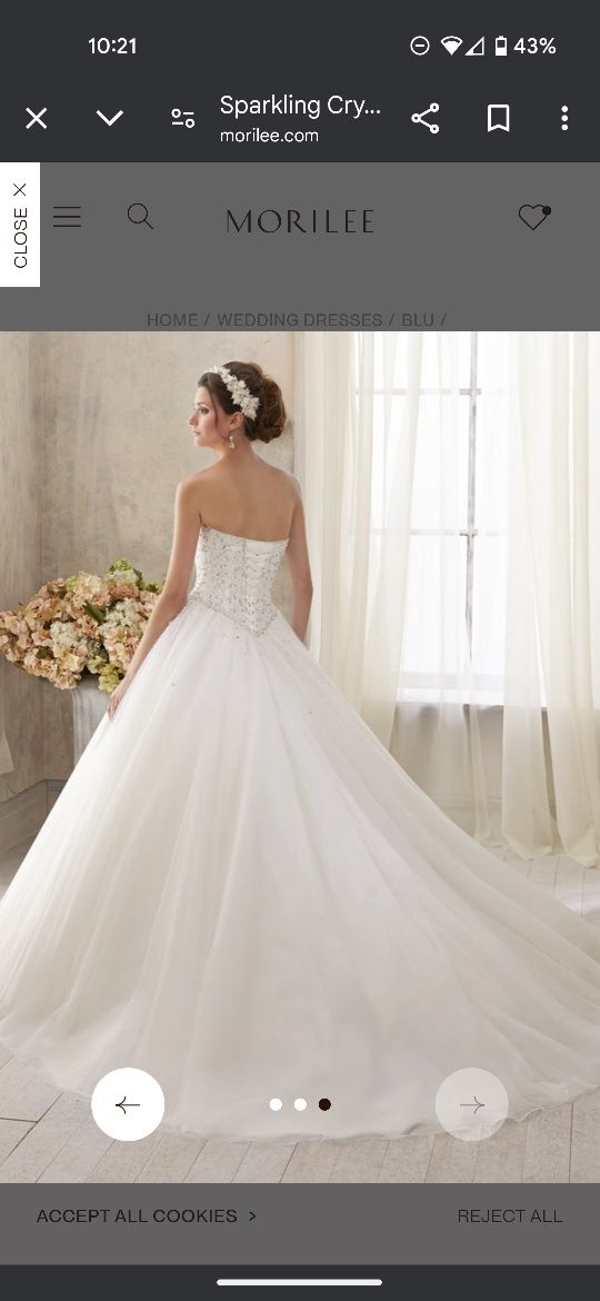 Rochie mireasa Mori Lee + crinolina