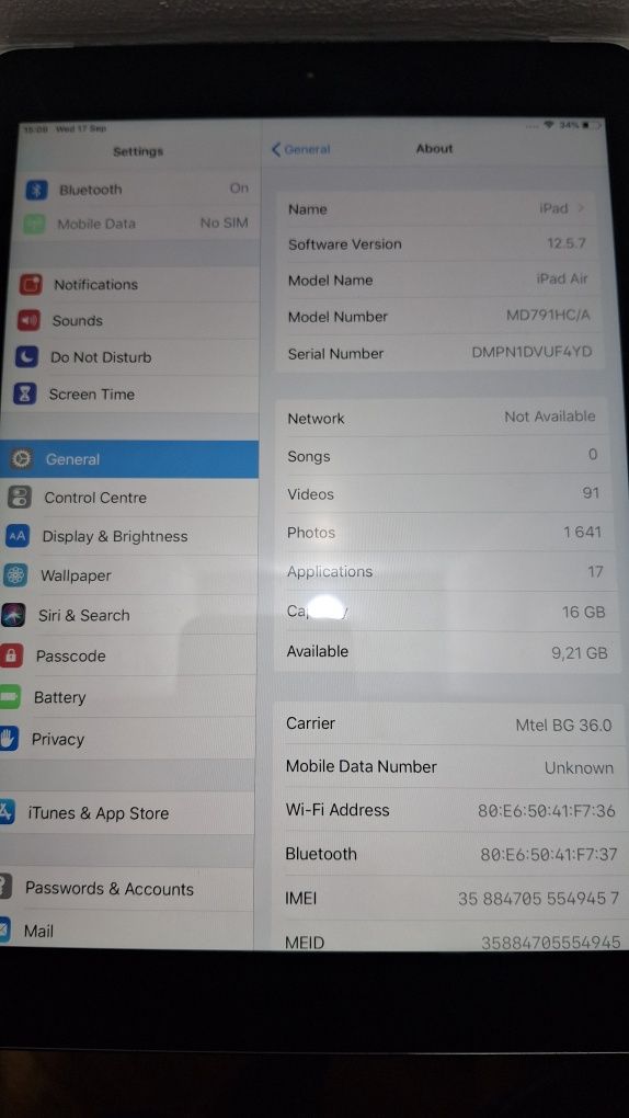 Таблет Ipad Air.