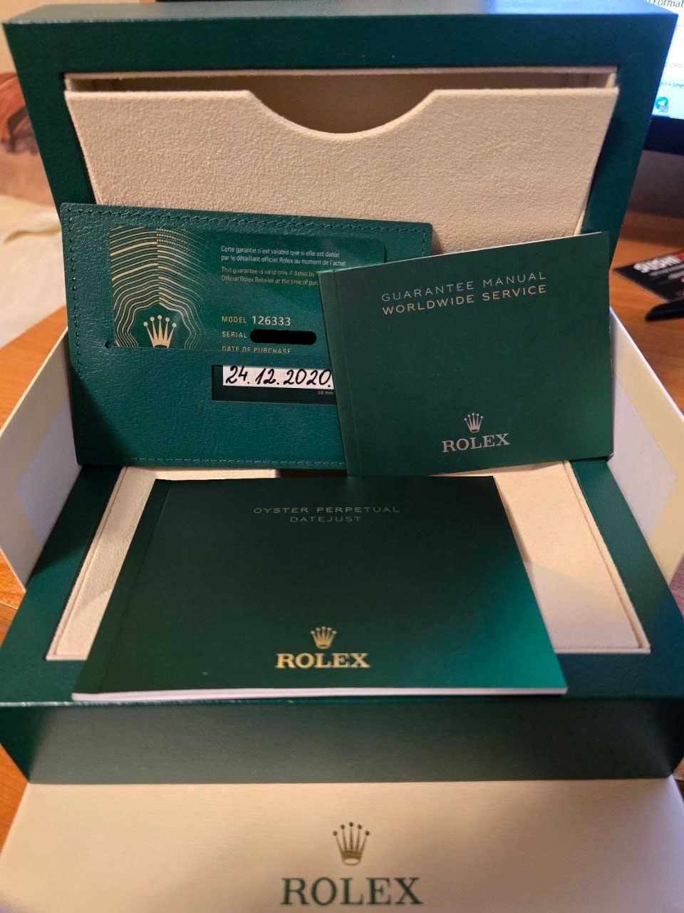 Rolex Datejust 41mm Gold & Steel Diamonds dial Пълен Комплект Гаранция
