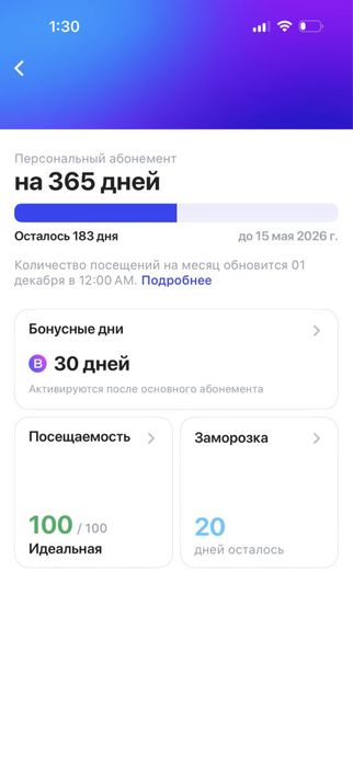 Продам абонемент 1 Fit