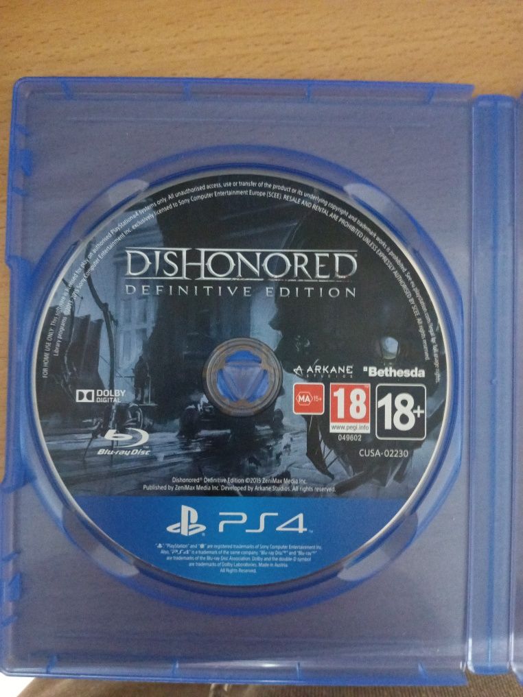 Dishonored игра на пс 4
