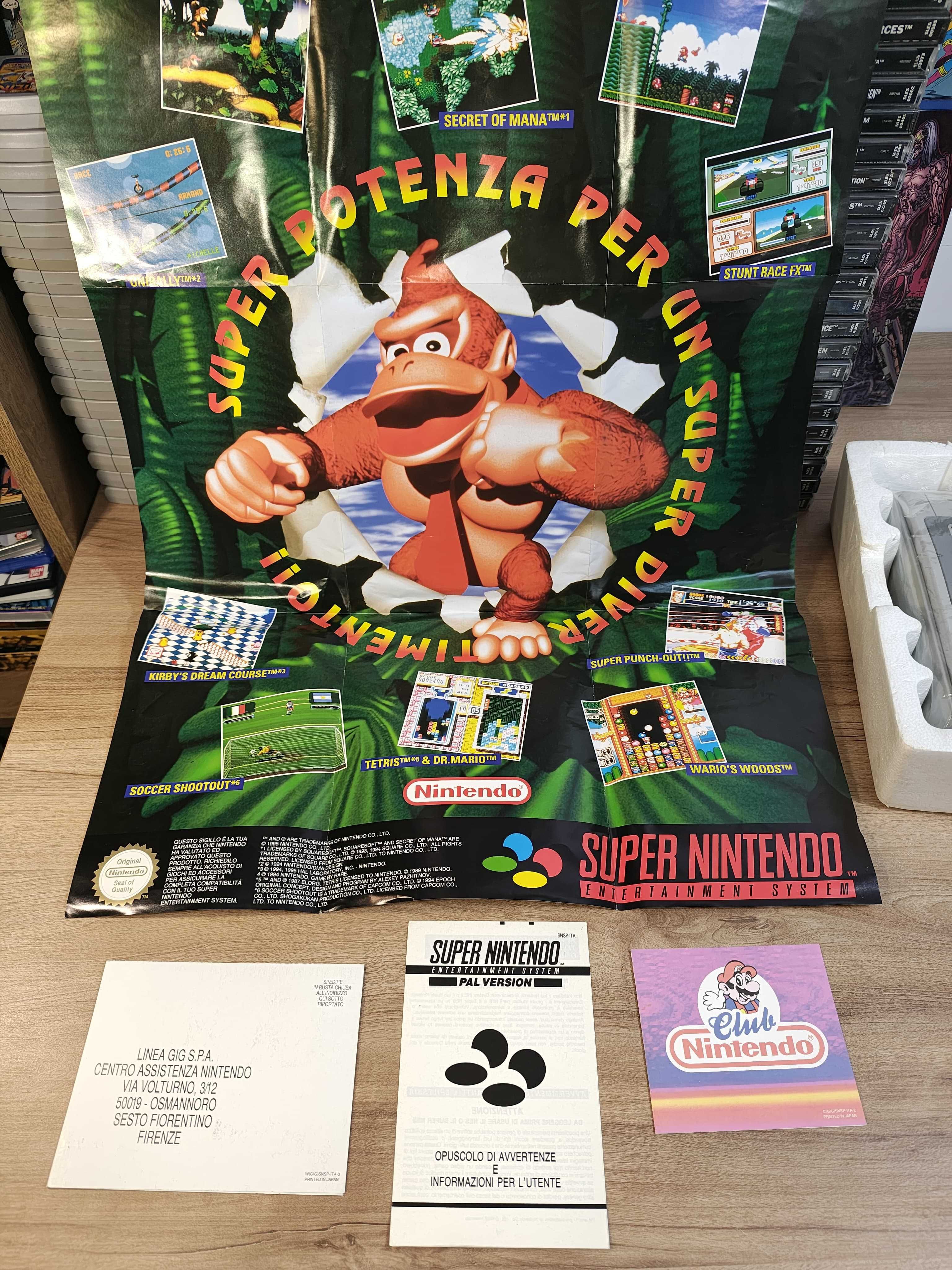 Consola retro super nintendo snes la cutie completa