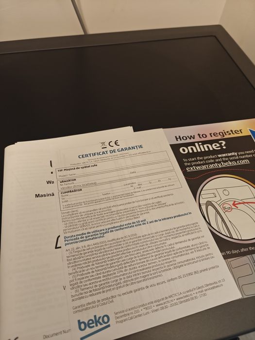 Vând mașină de spălat Beko
