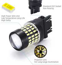 Set de 2 becuri led soclu 3157 Xentech Light 60 smd 4014 Canbus