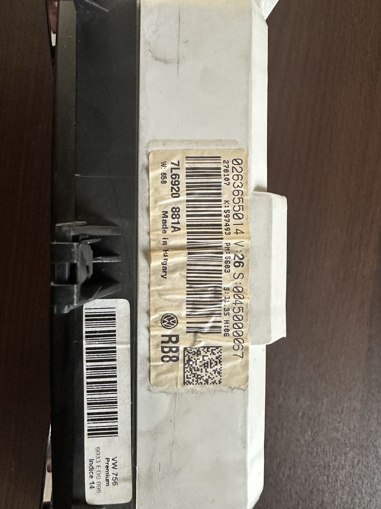 Vand ceasuri bord VW Touareg 7L