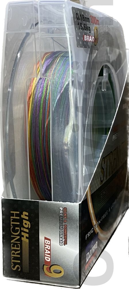 Плетено влакно Daiwa Strength Braid 9 Multi Color 300m