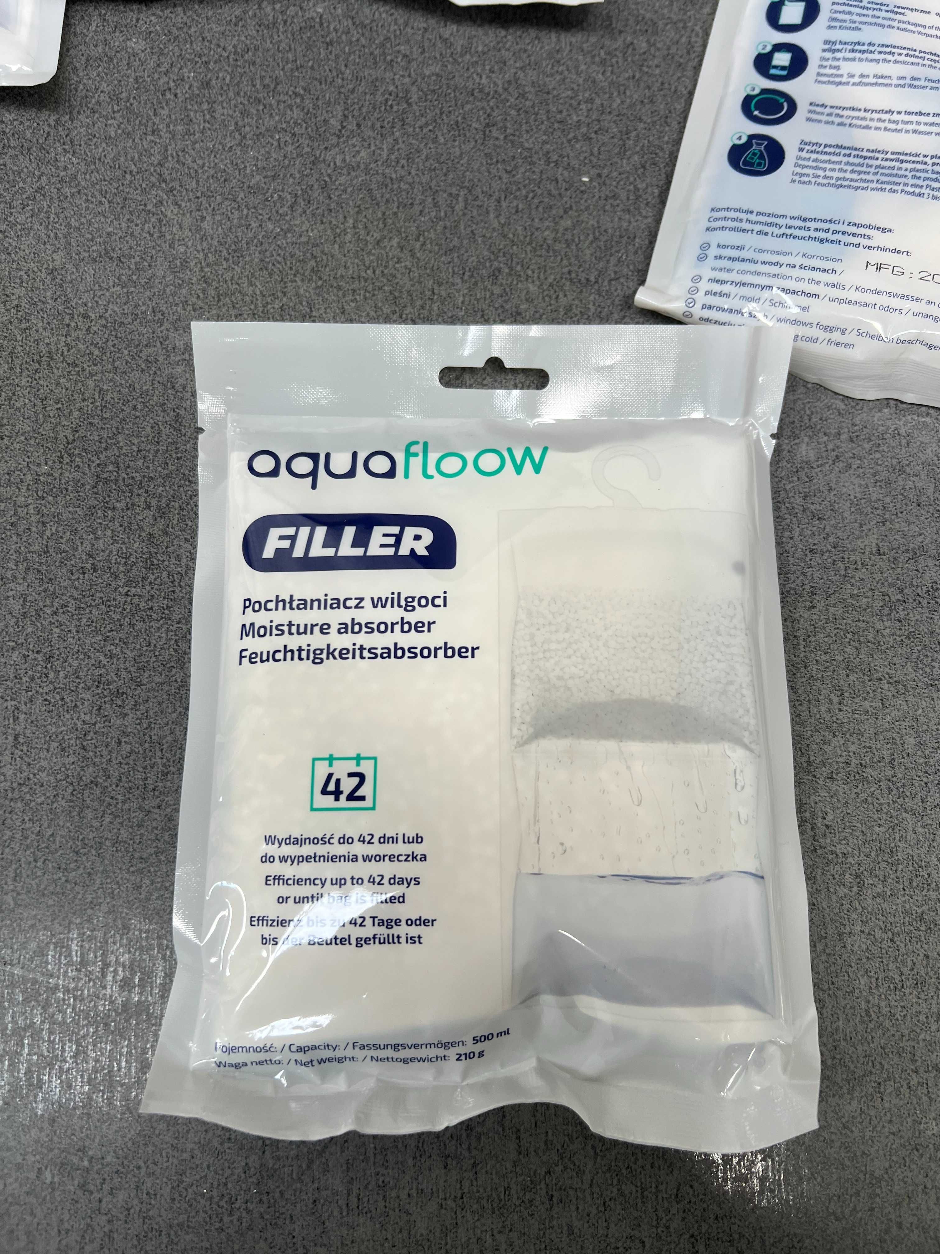 Комплектът Aquafloow - 10 висящи влагоабсорбатора по 210 грама