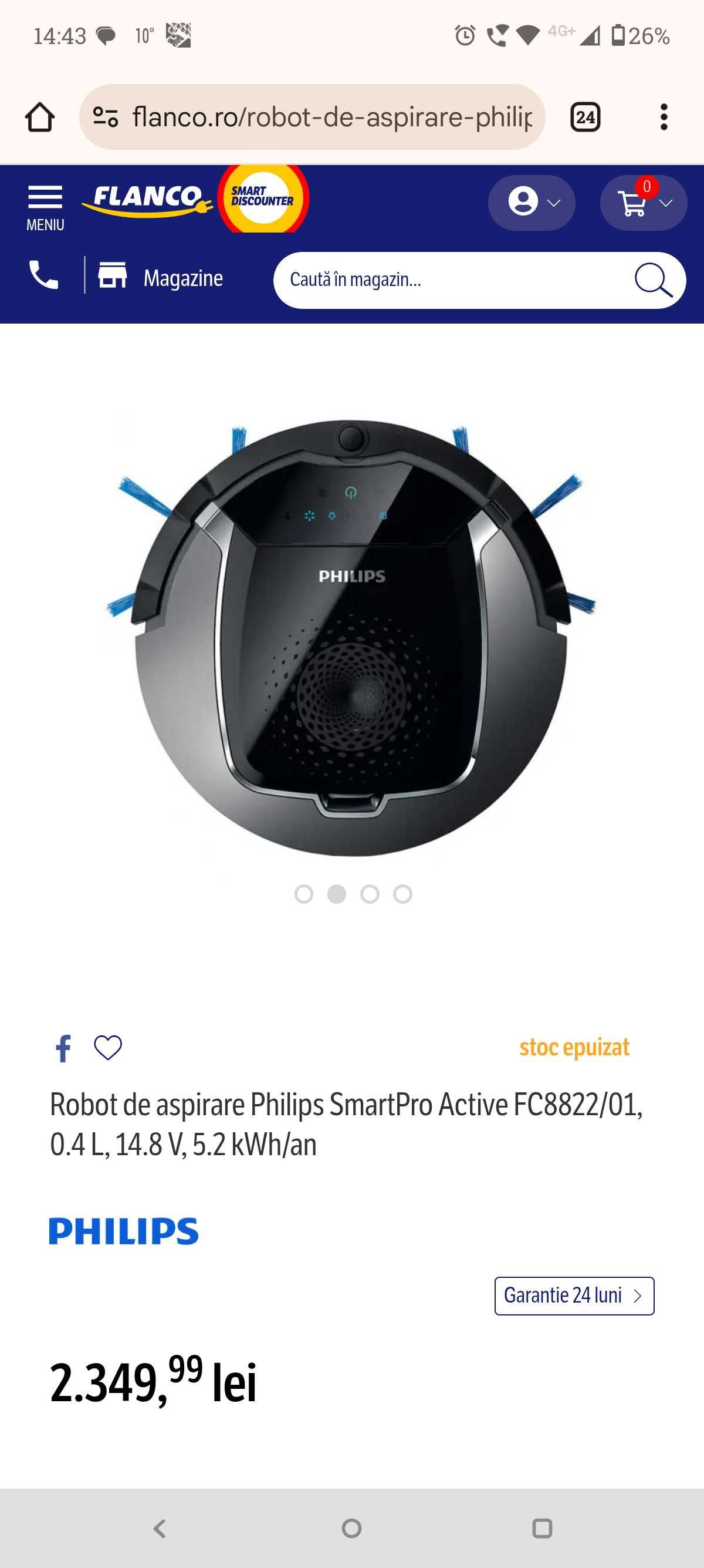 Robot aspirator Philips