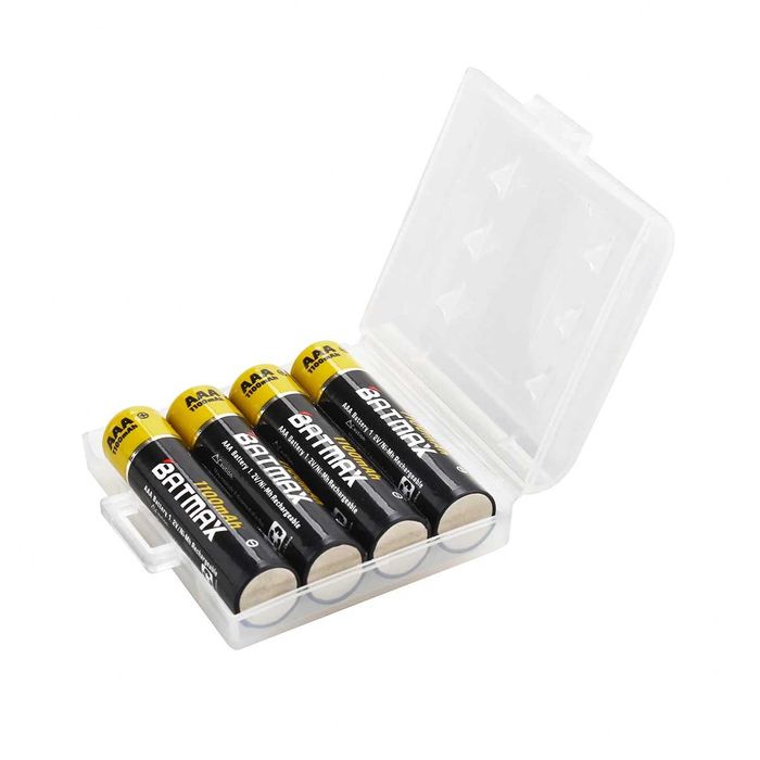 Set 4 / 8 / 12 / 16 / 20 acumulatori BATMAX reincarcabili AAA 1100mAh