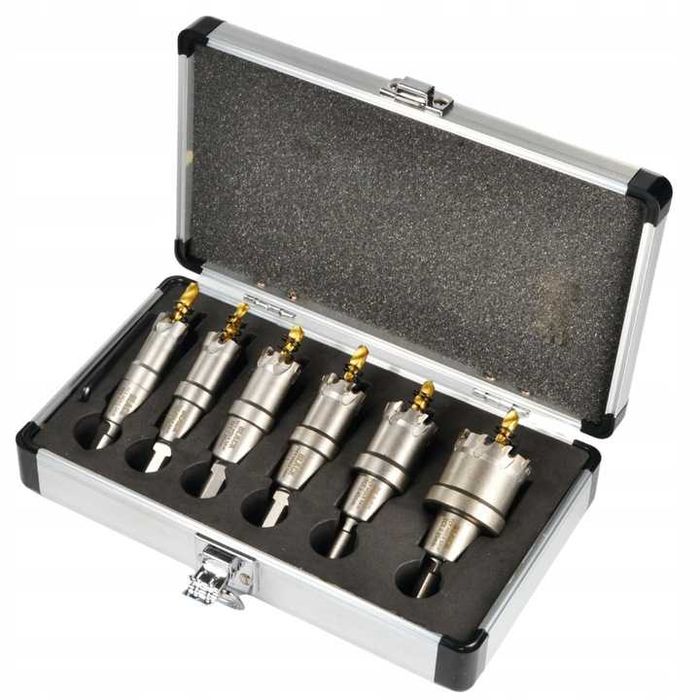 Set carote 16-35mm cu vidia metal burghie titan 6piese (21207)