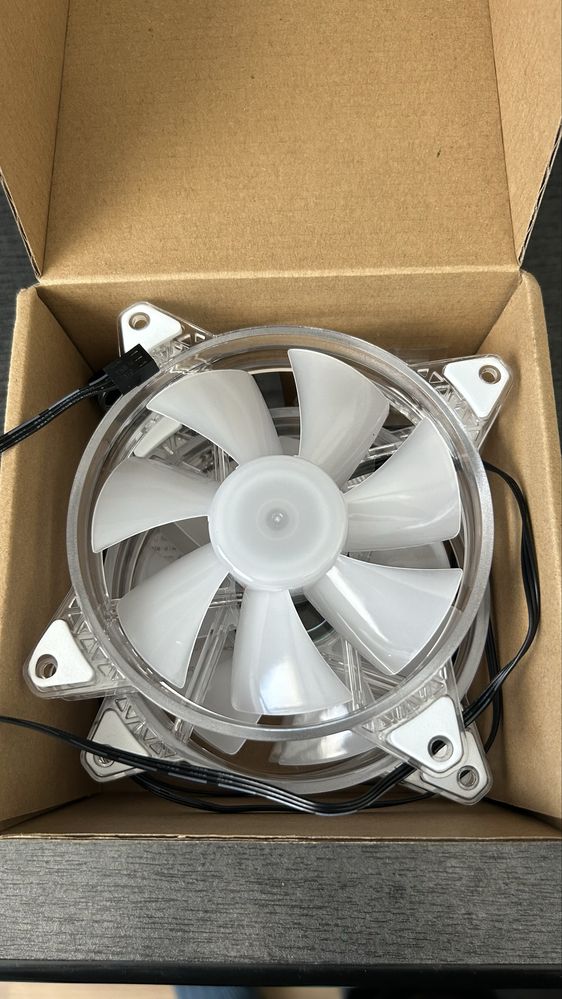 Vand kit 3 ventilatoare 120mm RGB PC