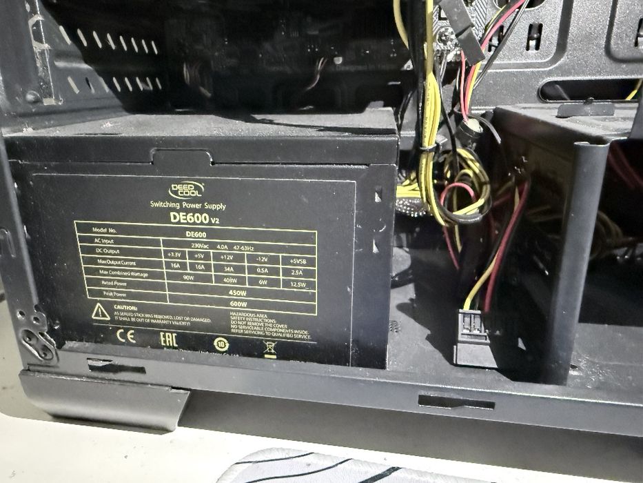 Блок питания deepcool de600 v2 на 600ват