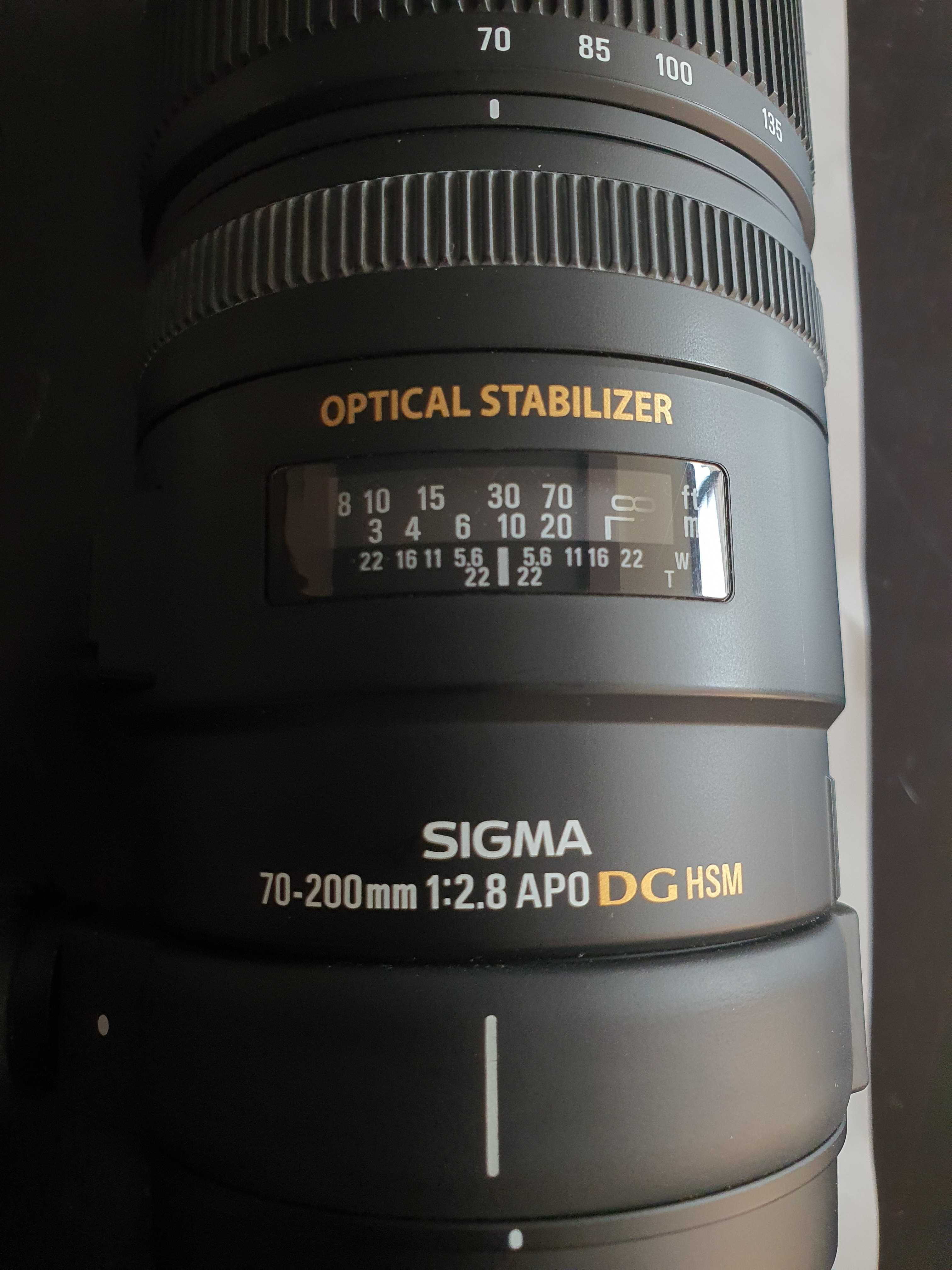Продавам Перфектен Sigma 70-200mm f/2.8 APO EX DG HSM за Nikon.