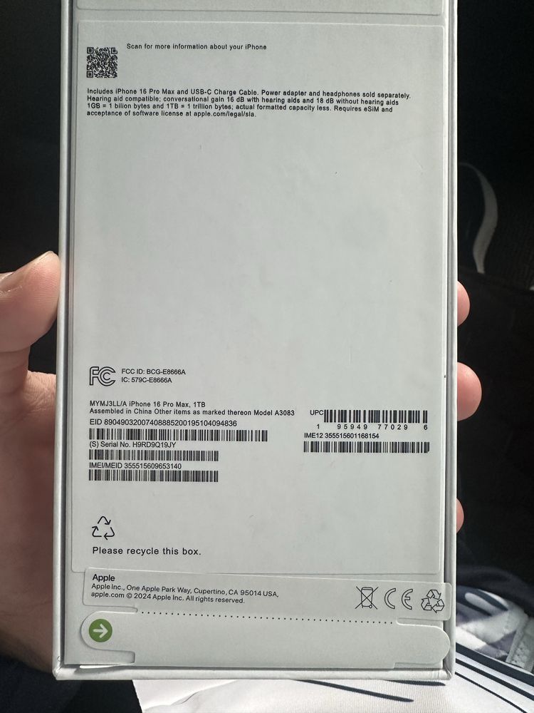 Iphone XR в корпусе 16 Pro Max не вскрытый новый