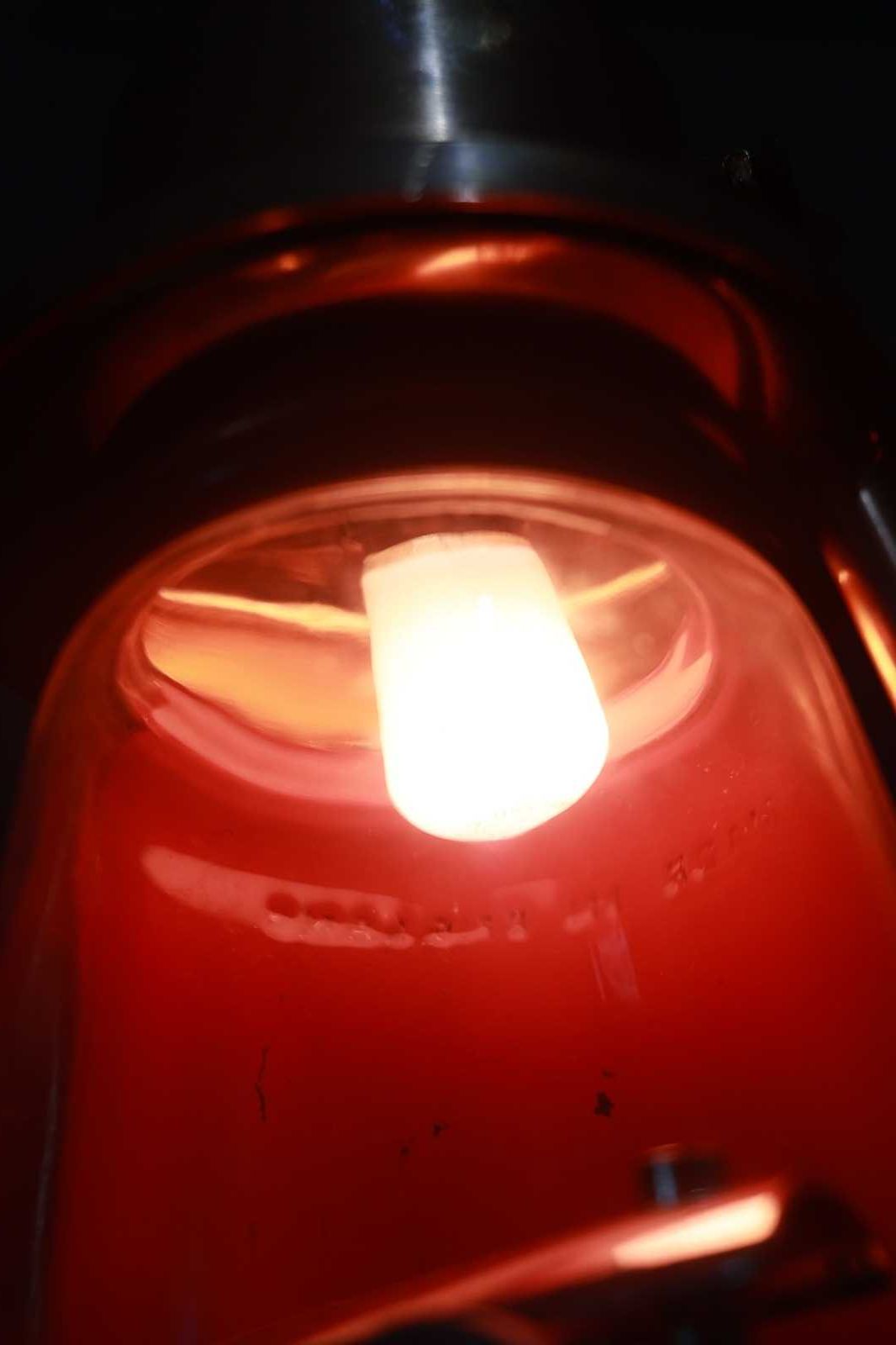Antichitate retro veche veioză lampă cu motorul de tracțiune Crestwort