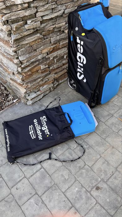 Tun de mingi Slinger Bag – stare excelentă, mingi incluse!!