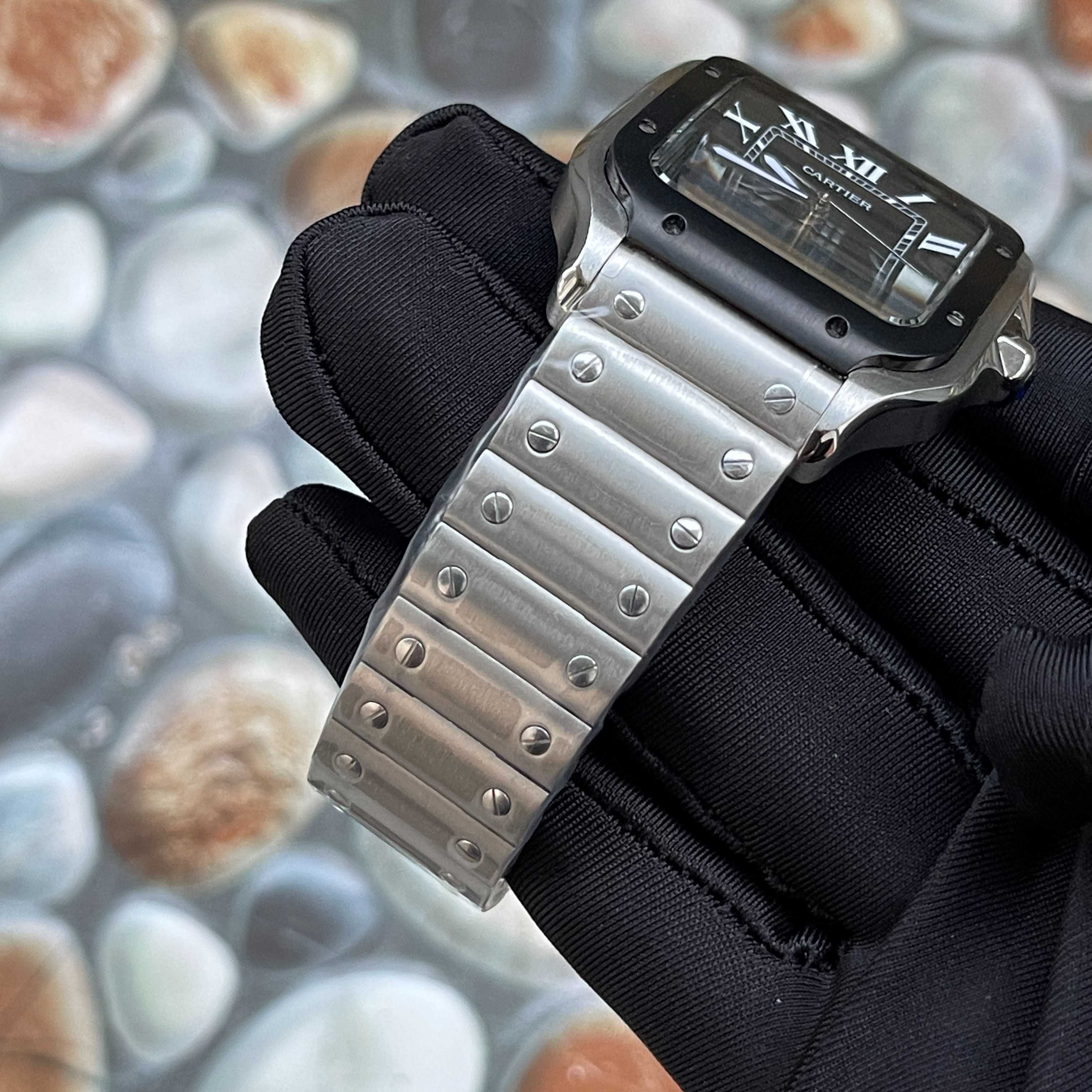 Ceas barbatesc Cartier Santos de Cartier Black automat