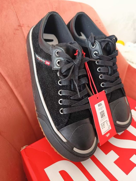 Tenesi piele întoarsă Diesel/pantofi sport bărbați/fete-noi,măr.42.5