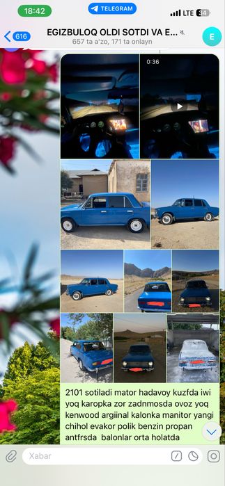 mashina sotiladi srowni kelib koriwlaring mumkin