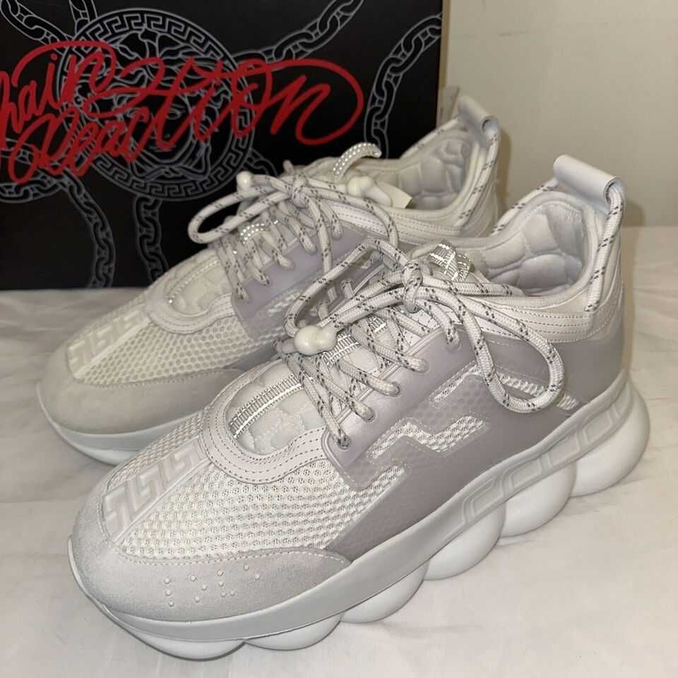 Versace Chain Reaction white