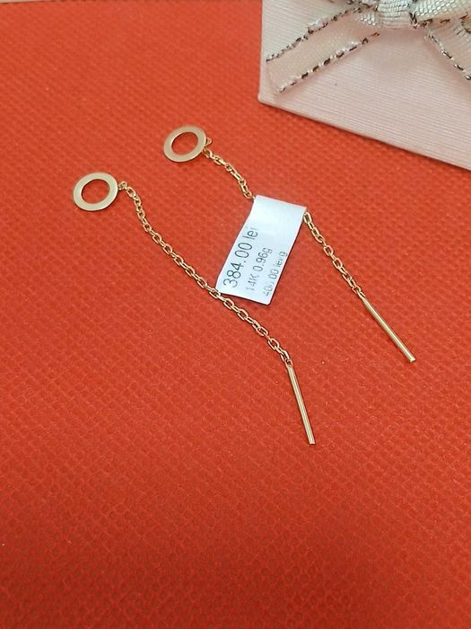 (AG46) Cercei aur 14K B.3814