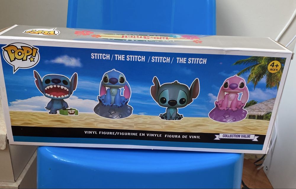 Комплект от 4 бр фигурки Стич, Stitch