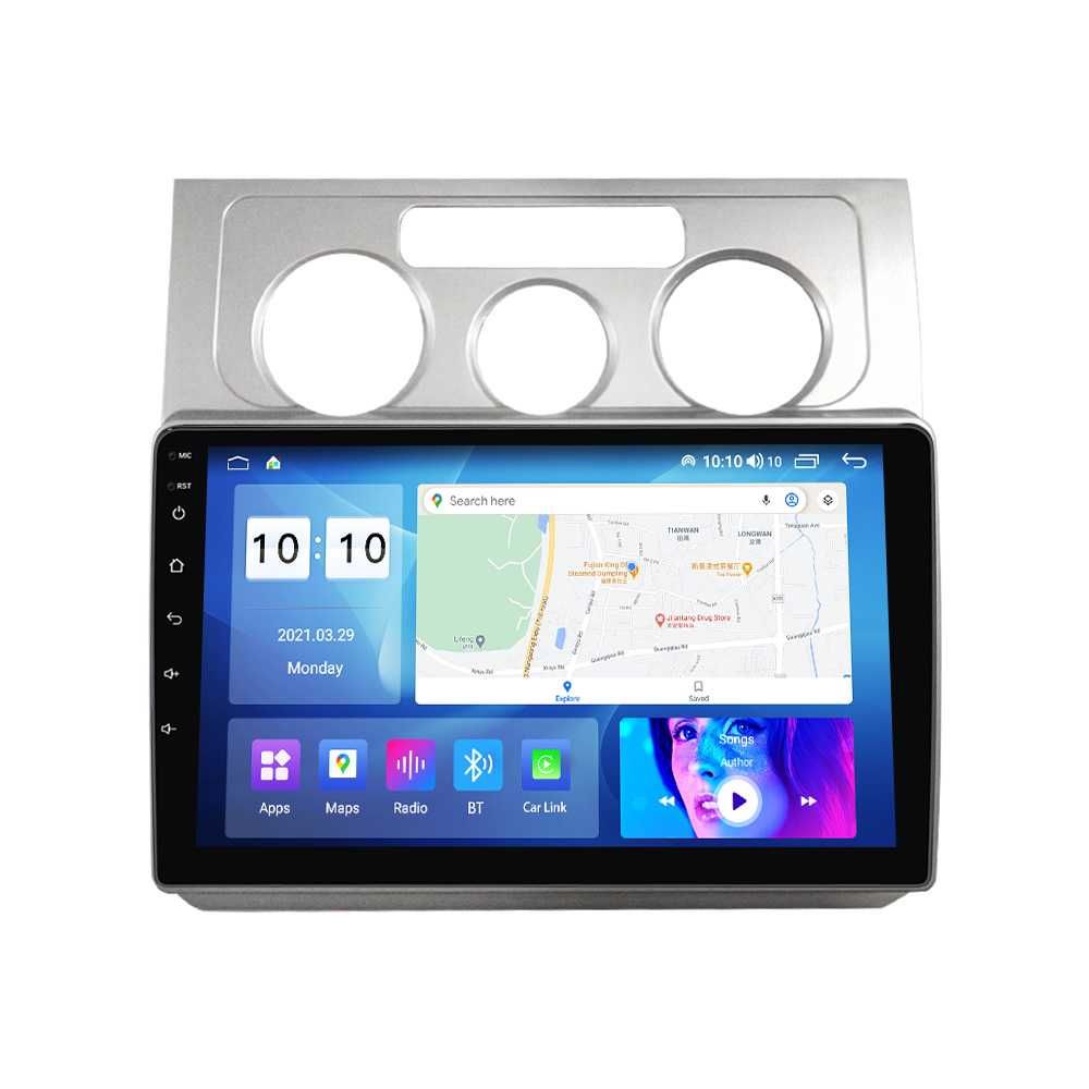 Navigatie Android 13 Vw Touran 2003 -2010 1/8 Gb Waze CarPlay + CAMERA