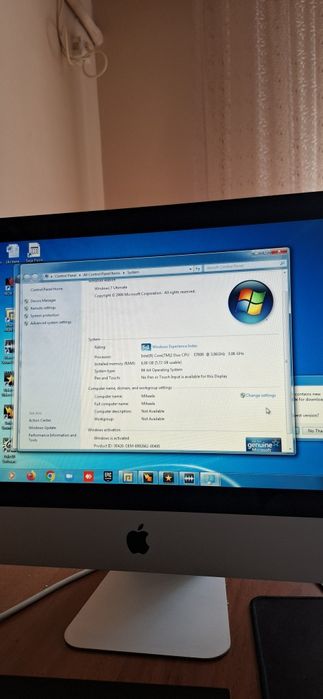 iMac Apple All-in-One – Intel Core 2 Duo 3.06GHz / 6GB RAM / Nvidia Ge
