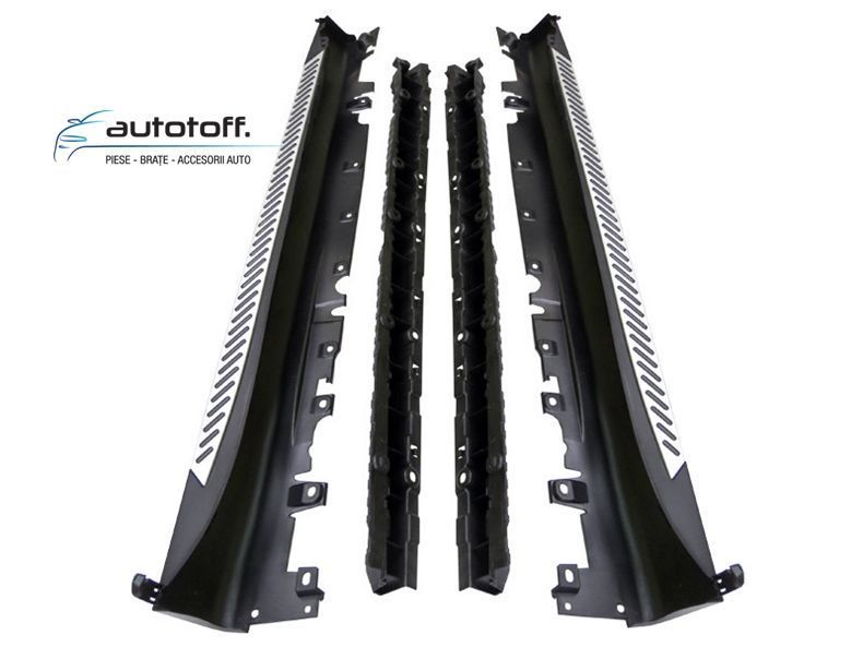 Praguri laterale BMW X5 F15 (2013+) - trepte aluminiu