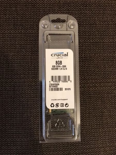 Ram laptop crucial 8gb 2666mhz ram ddr4 nou sigilat
