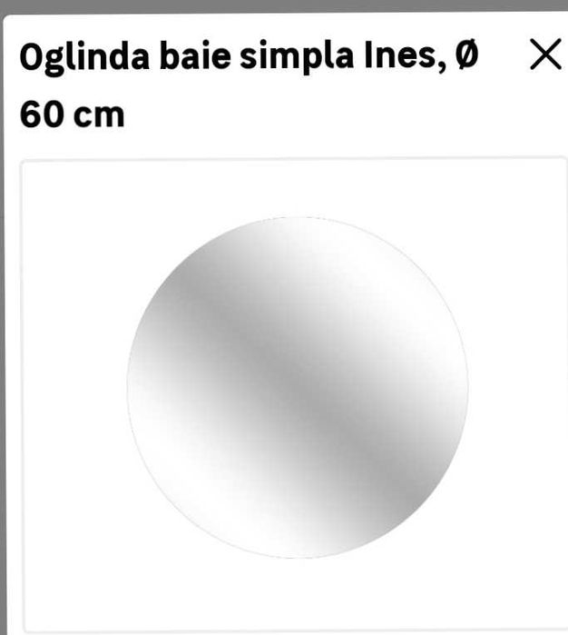 Oglinda baie rotunda