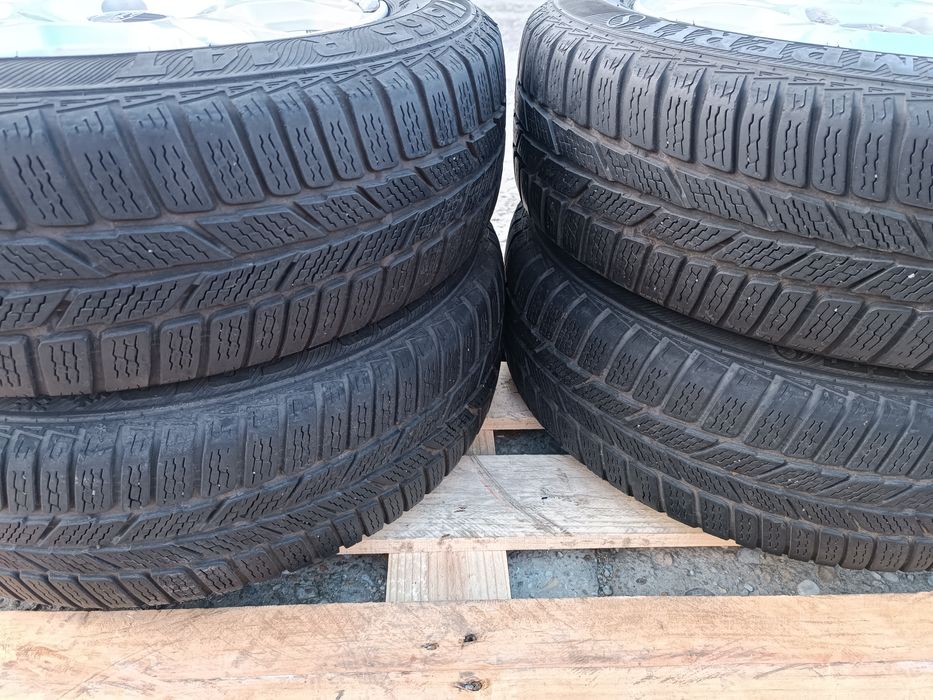 Лети джанти 14ки 4х108 Ford + зимни гуми 175/65/14 Semperit