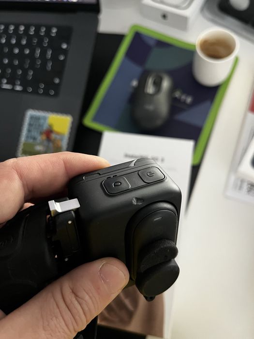 Camera Actiune Insta go3 black 128gb Garantie, Stare perfecta