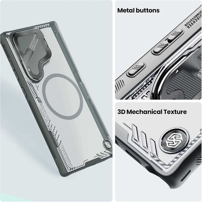 кейс NILLKIN Iceblade Prop Magnet Samsung Galaxy S24 Ultra + протектор