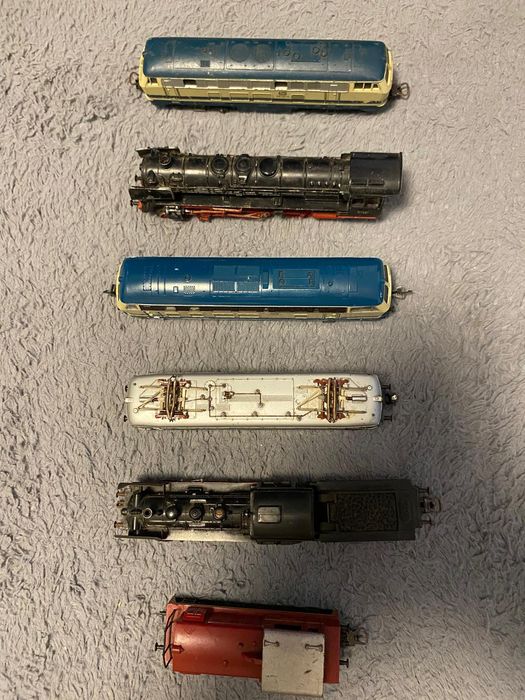 Colecție Locomotive/Vagoane Vintage Tren Electric