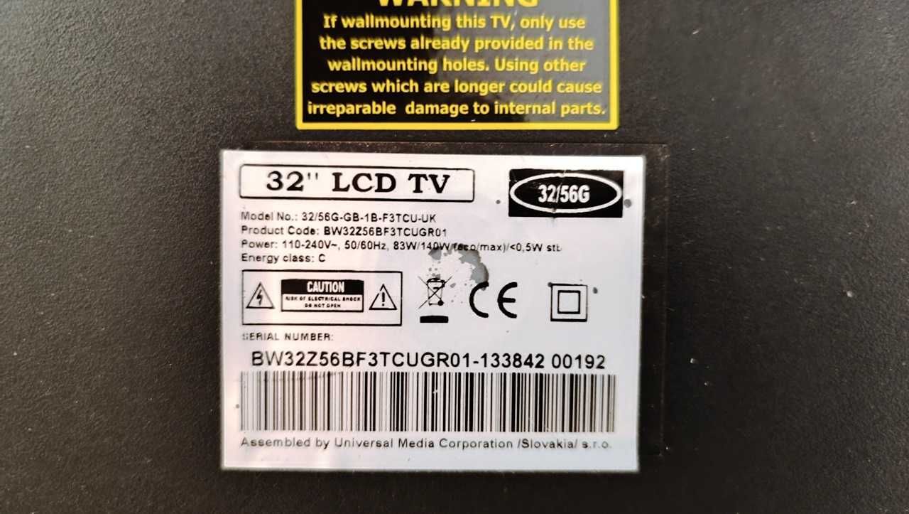 32" LED TV Blaupunkt 3D Full HD 1080p USB