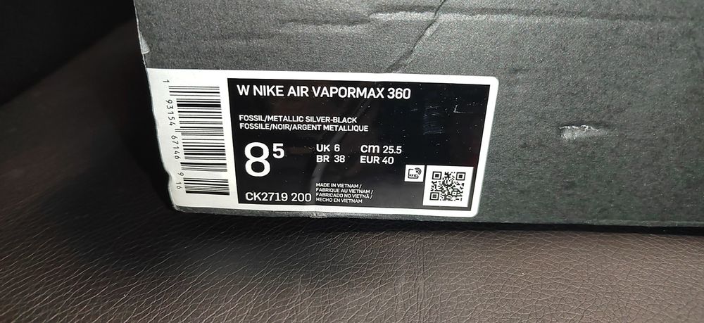 Nike Air Vapormax 360, номер 40