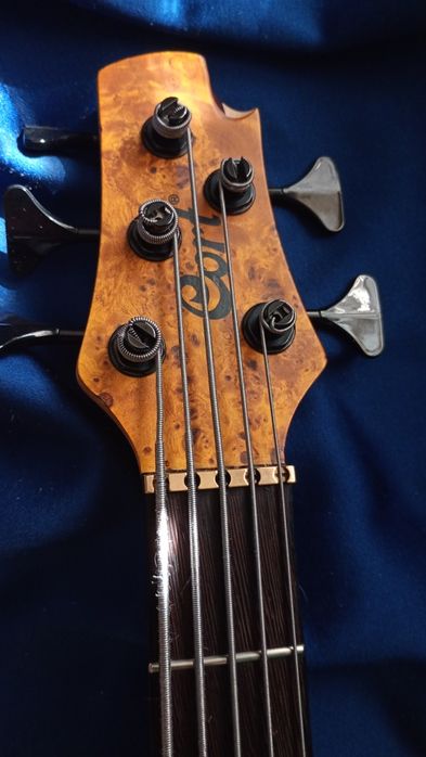Chitara bass Cort A5 Plus SC Amber Open Pore