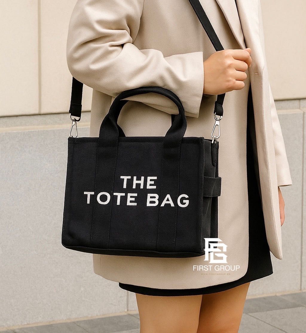 Дамска чанта – The Tote Bag – черна