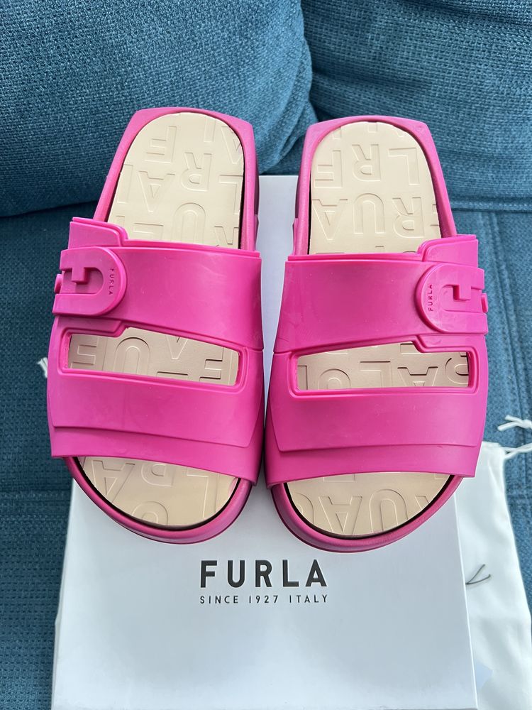 Furla Pool Slide Sandal T FUCSIA! 100%ориг.Кутия,етикети.36,39,40ти р.