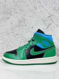 Air Jordan 1 Mid Lucky Green Aquatone