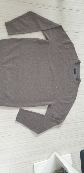 Gant Wool Knit Embroidered  XL/ НОВО!  ОРИГИНАЛ! Мъжки Вълнeн  Пуловер