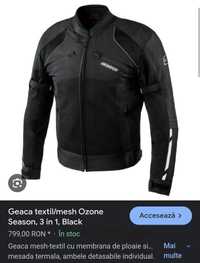 Geaca Moto  textil/mesh Ozone Season, 3 in 1